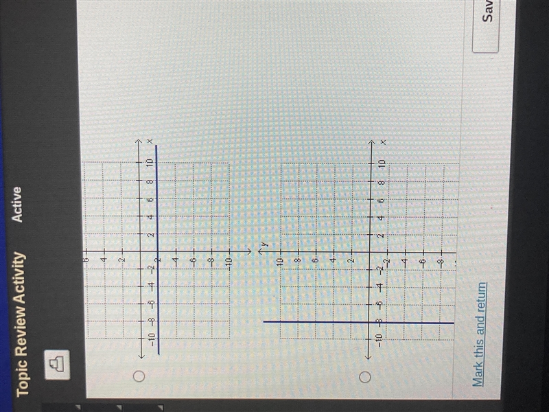 A line passes through the points (-2,-8) and (-4,-8). Which shows the graph of this-example-2