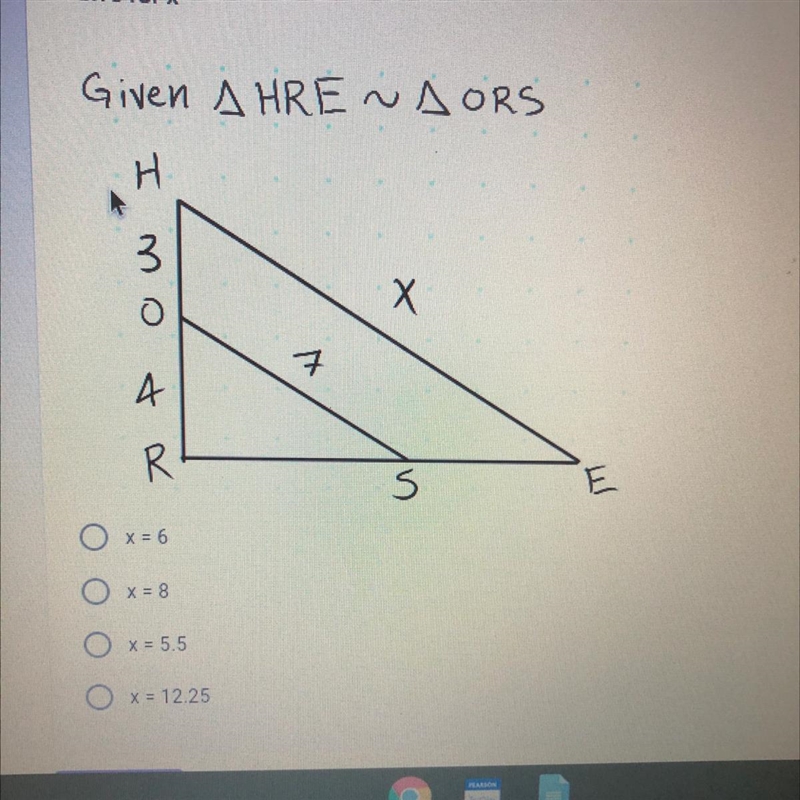 Help me find x is this question-example-1