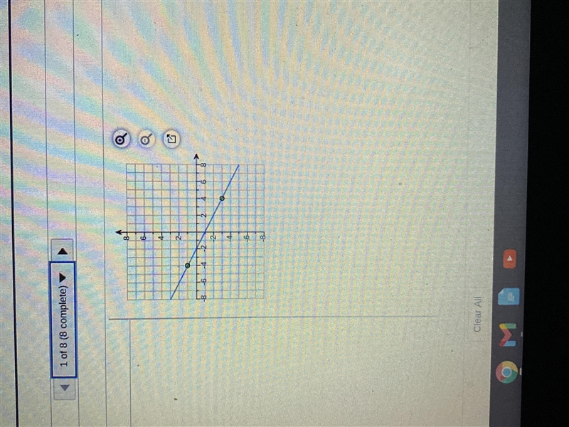 Find the slope of the line-example-1