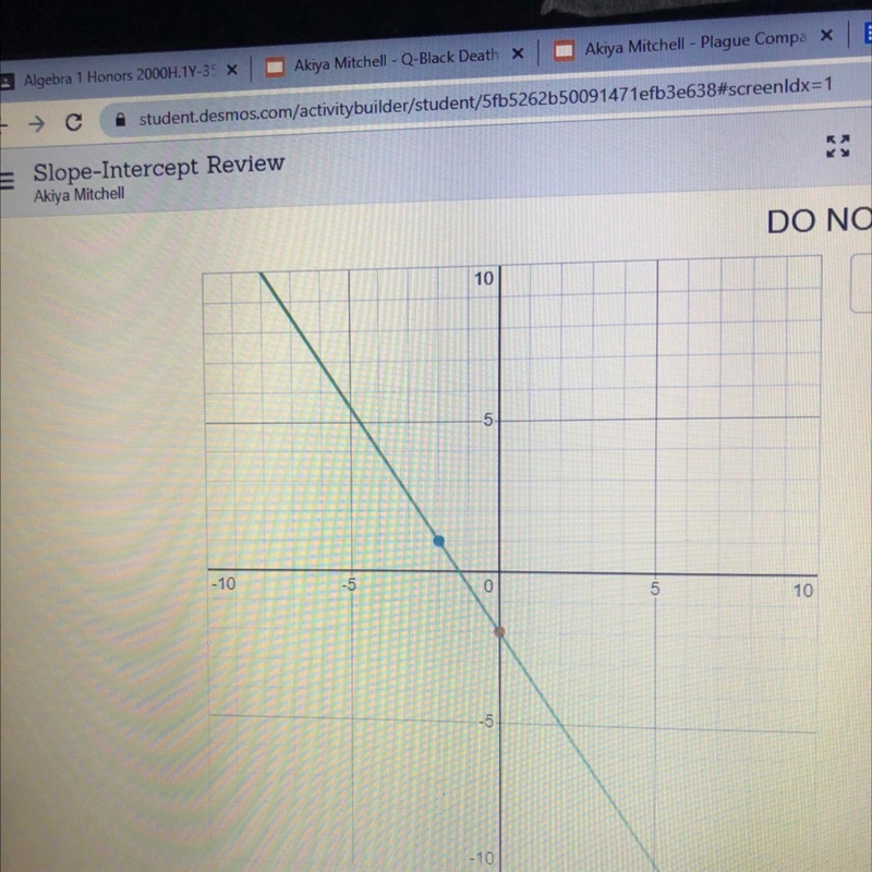 Write out the equation in Mx+b-example-1