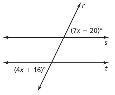 Find the value of x ?-example-1