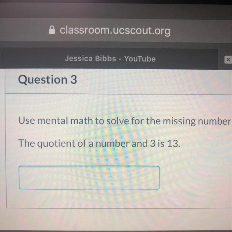 Use mental math to solve for the missing number:-example-1