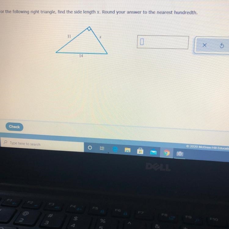 Pythagorean theorem-example-1