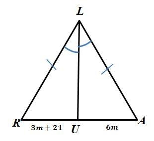 Find the length of RA. A. 42 B. 84 C. 14 D. 7-example-1