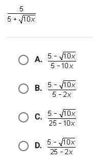 Which choice is equivalent to the fraction below when x is an appropriate value? Hint-example-1