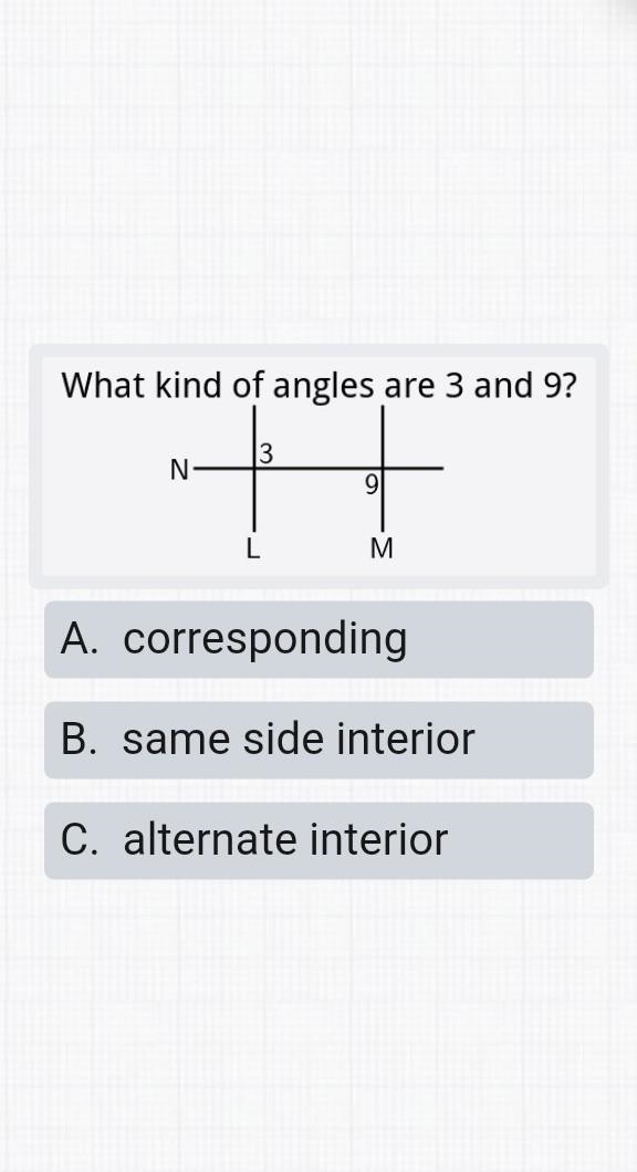 Identifying angles ​-example-1