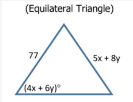 Find the value of the variables in each diagram below-example-1