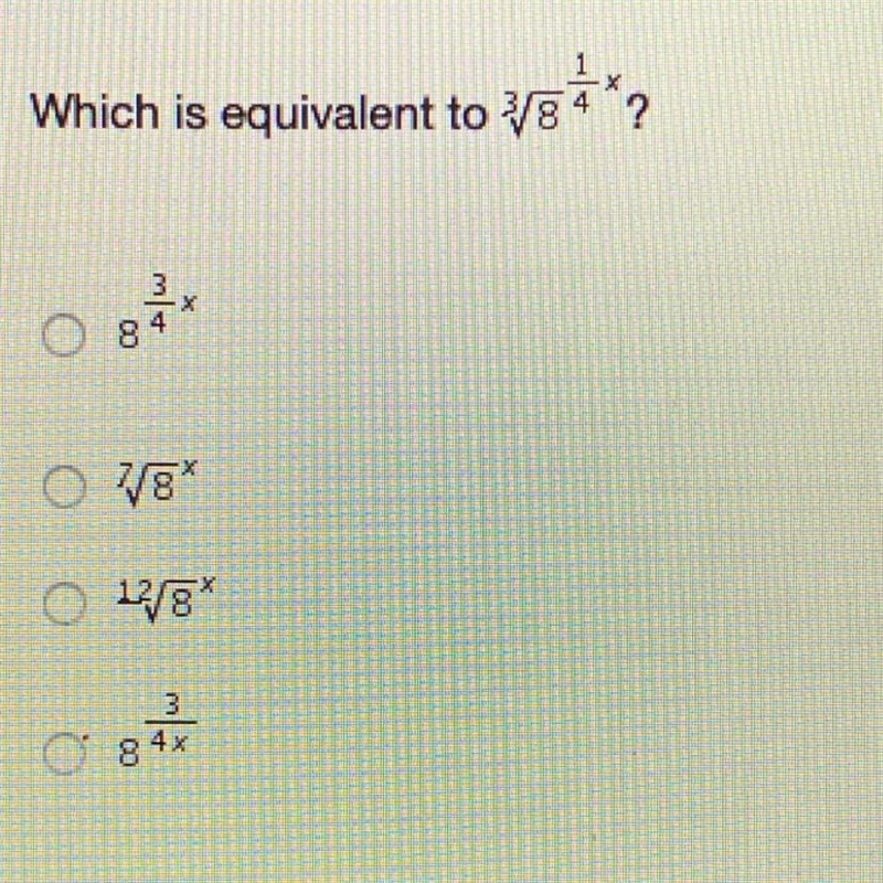 Which is equivalent to 3 sqr rt 8^1/4-example-1