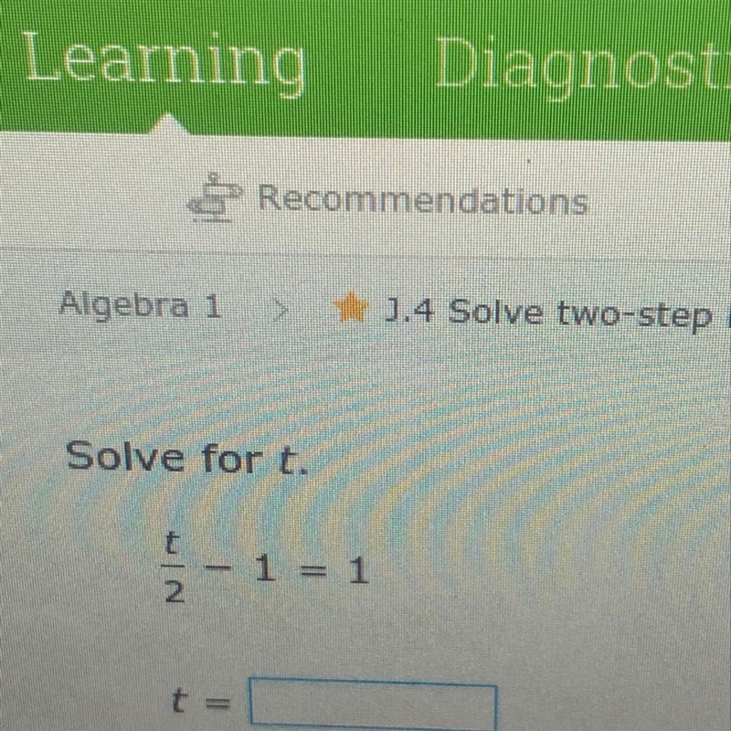 How do you solve for t ?-example-1