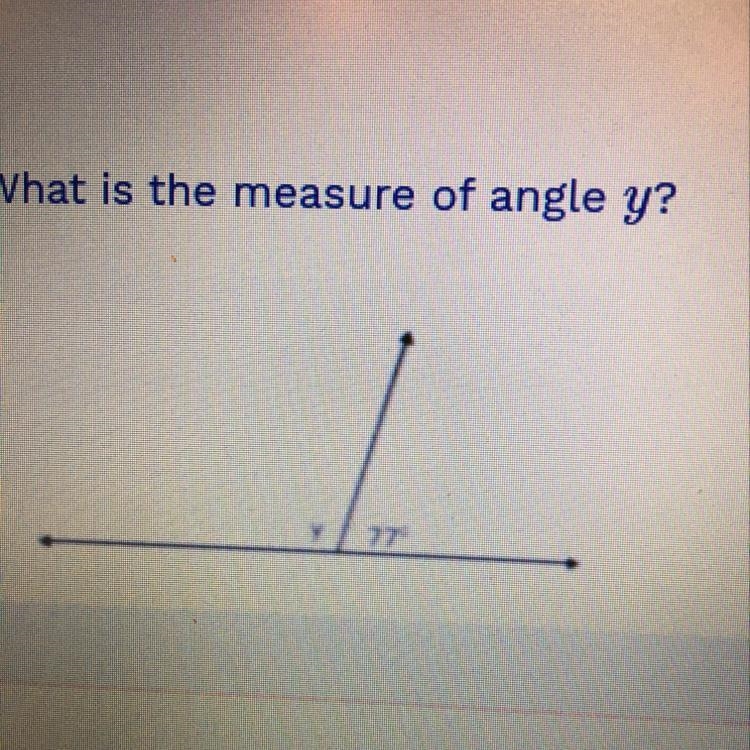 What is the measure of angle y-example-1