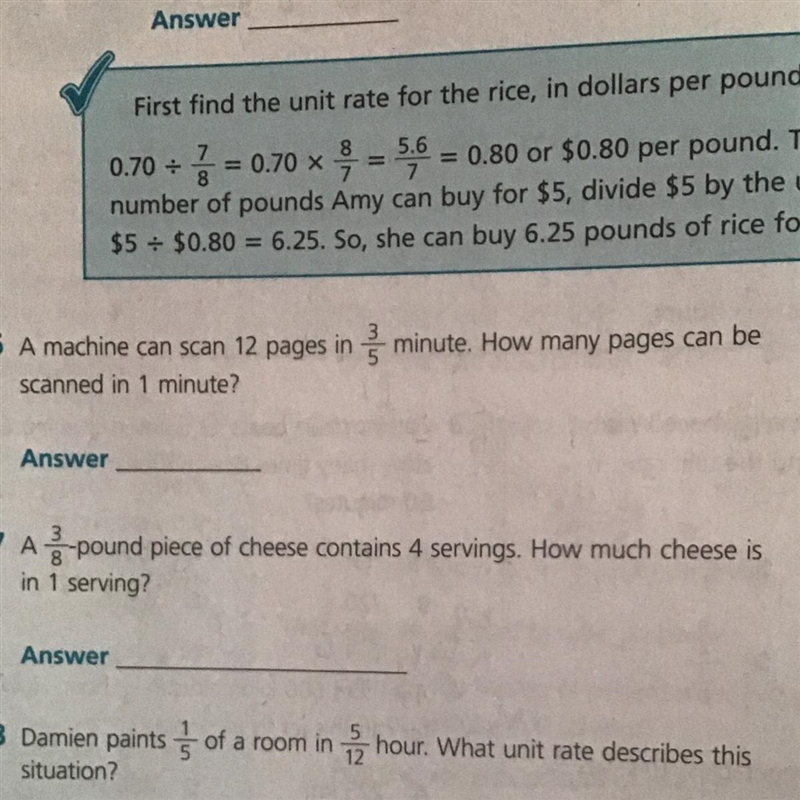 A machine can scan 12 pages in 3/5 minute. How many pages can be scanned in 1 minute-example-1