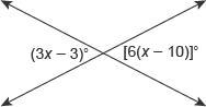 What is the value of x? Enter your answer in the box. x=-example-1