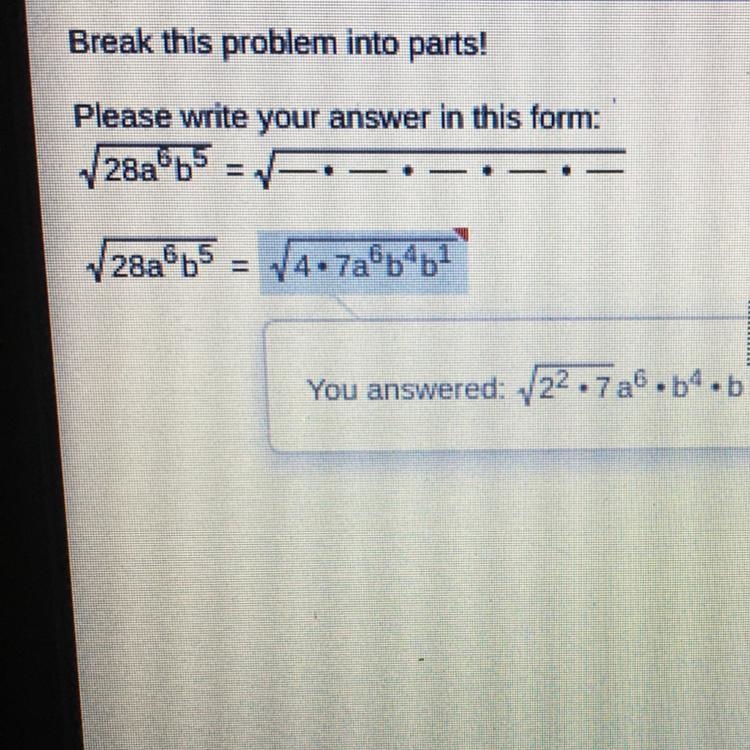 Is my teacher wrong or my answer is wrong The one in the box is the teacher answer-example-1