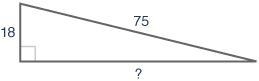 Find the length of the unknown side. Round your answer to the nearest tenth. (4 points-example-1