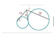 Find the values of x and y using the given​ chord, secant, and tangent lengths.-example-1