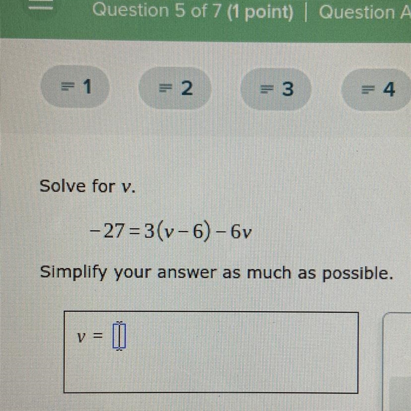 Solve for v. pls help-example-1