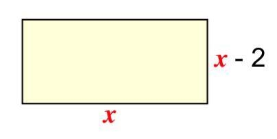 Find the length of the shortest side ( rounded to 2DP) if the area of the rectangle-example-1