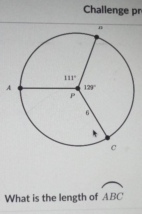 In the figure below the radius of circle p is 6 units.​-example-1