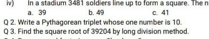 Question no. 3 the square root pls help guys pls ​-example-1