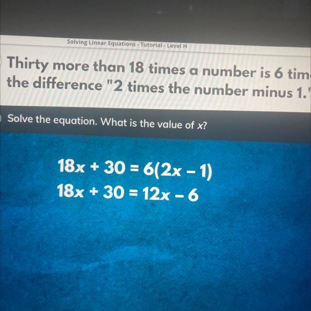 What is the value of x-example-1