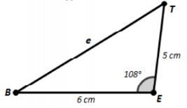 Determine the approximate value of e. 6.8 cm 7.3 cm 7.8 cm 8.9 cm-example-1