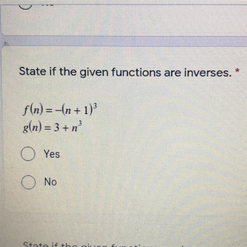 State if the given functions are functions-example-1