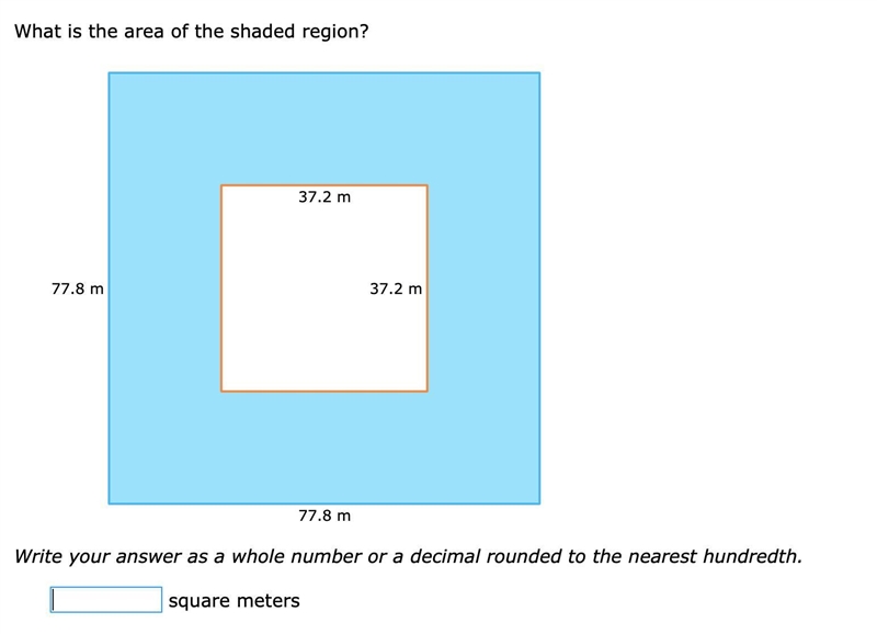 IXL geometry help pls ! Area between two shapes.-example-1