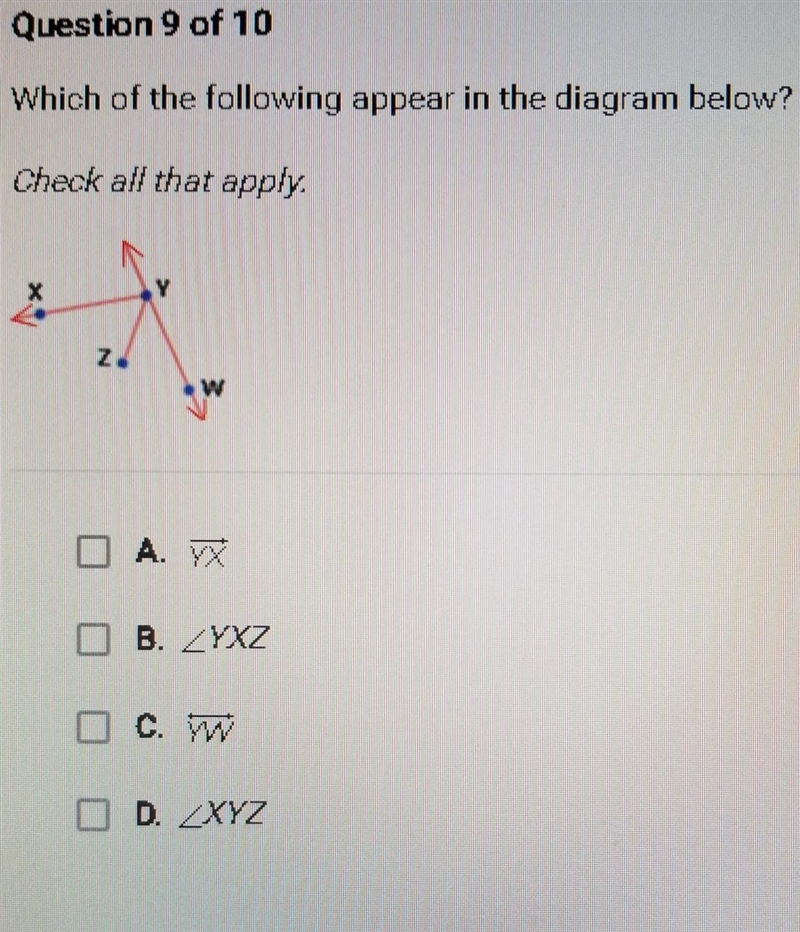 Wich of the following appear in the diagram below NEED ANSWER QUICK​-example-1