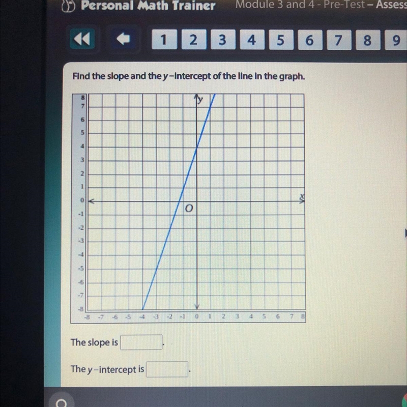 Can someone find the slope and the y-intercept pls ASAP!!-example-1