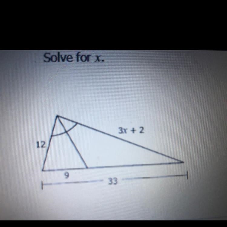 Solve for X, please help me.-example-1