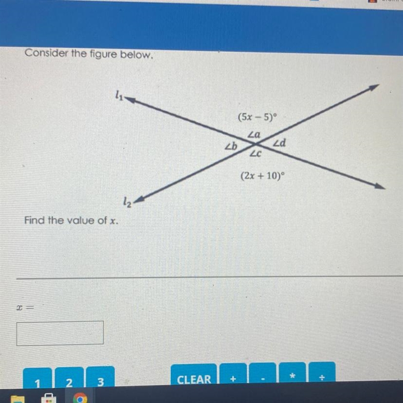 Find the value of x.-example-1