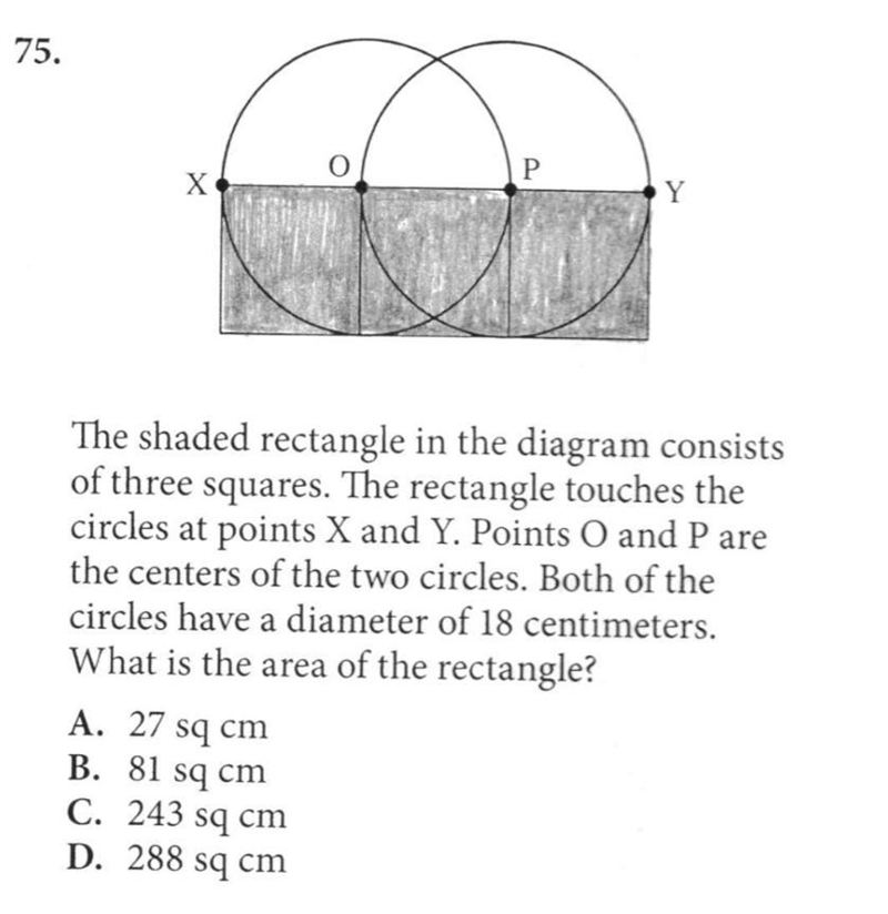 The shaded rectangle in the diagram consists ofthree squares. (Picture for full question-example-1