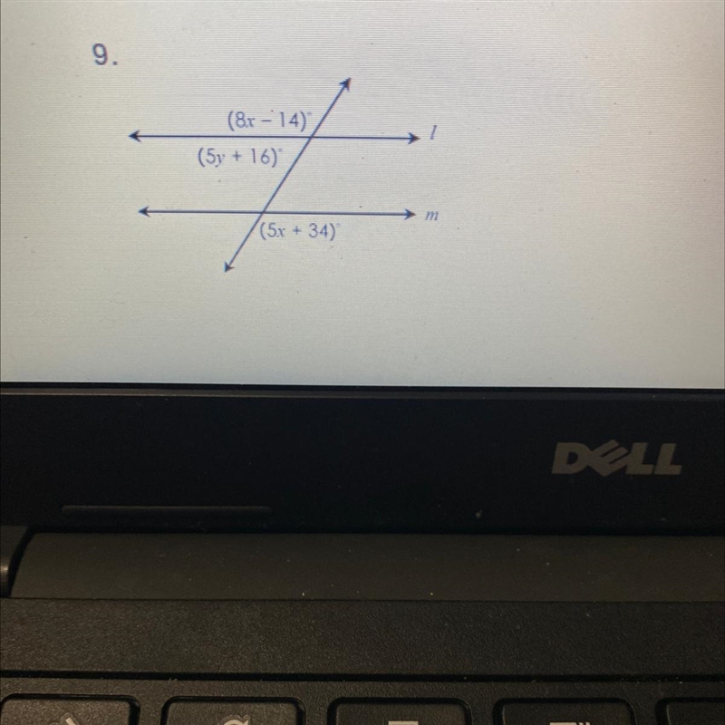 Find the value of x and y-example-1