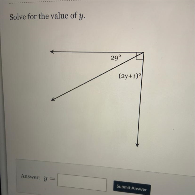 Solve for the value of y. 13 points-example-1