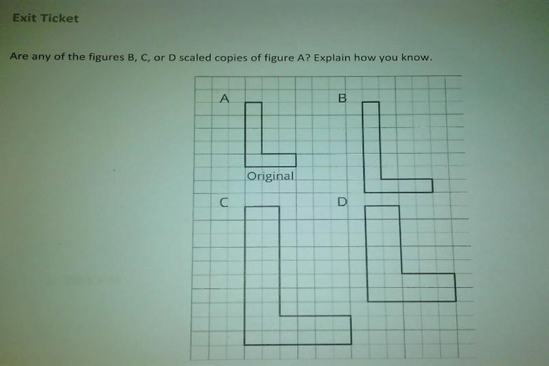 Which one is the scaled copy-example-1