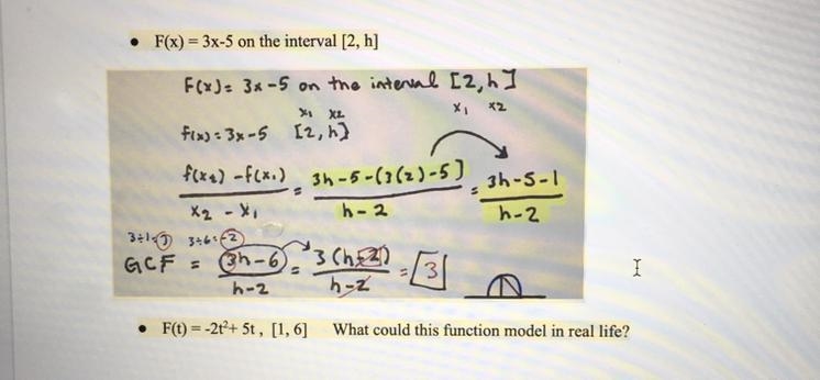 F(t)+-2t^2+5t, [1,6] What could this function model be used in real life?-example-1