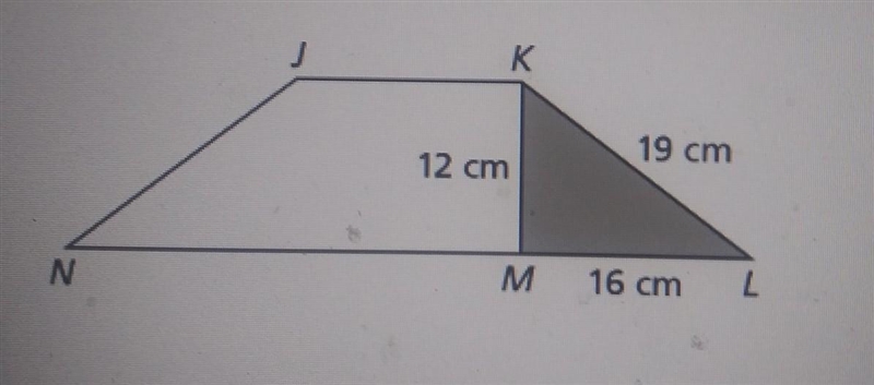 Seraphina says that angle KLM is a right triangle. Is she correct? Explain.​-example-1