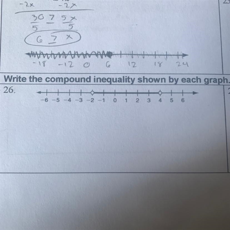 What’s the compound inequality for this??-example-1