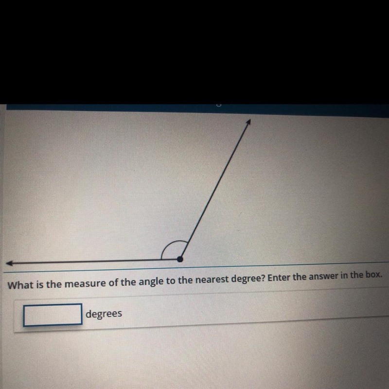 What is the measure of the angle to the nearest degree?-example-1