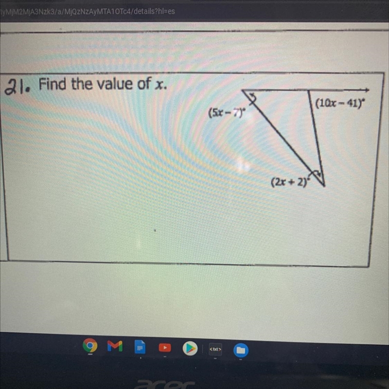 2. Find the value of x.-example-1