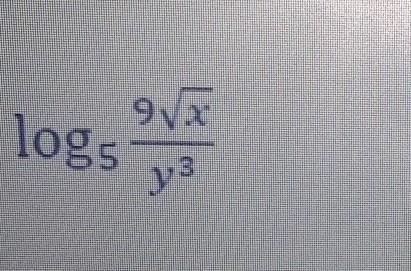 Use the properties of logarithms to expand the expression as a sum or difference, and-example-1