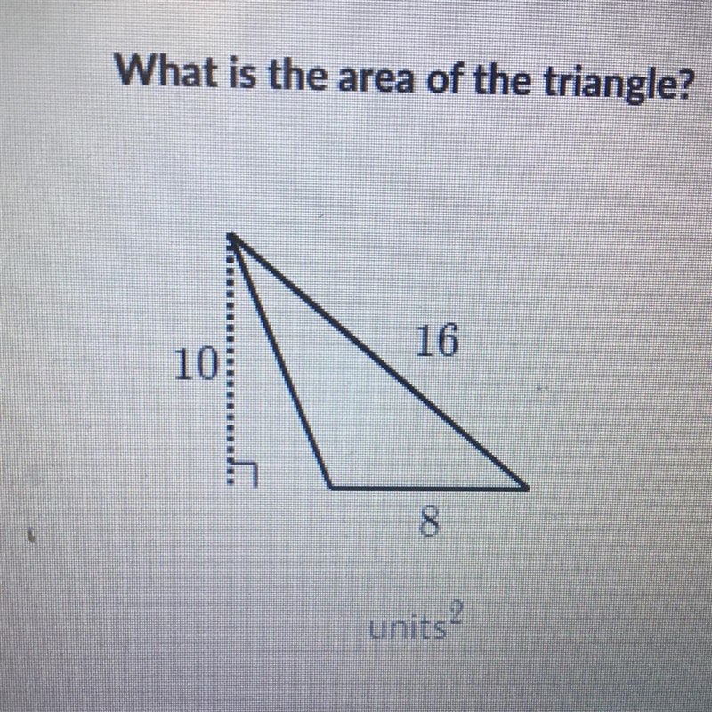 What is the area of the triangle pls help-example-1