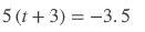 Solve the equation for t-example-1