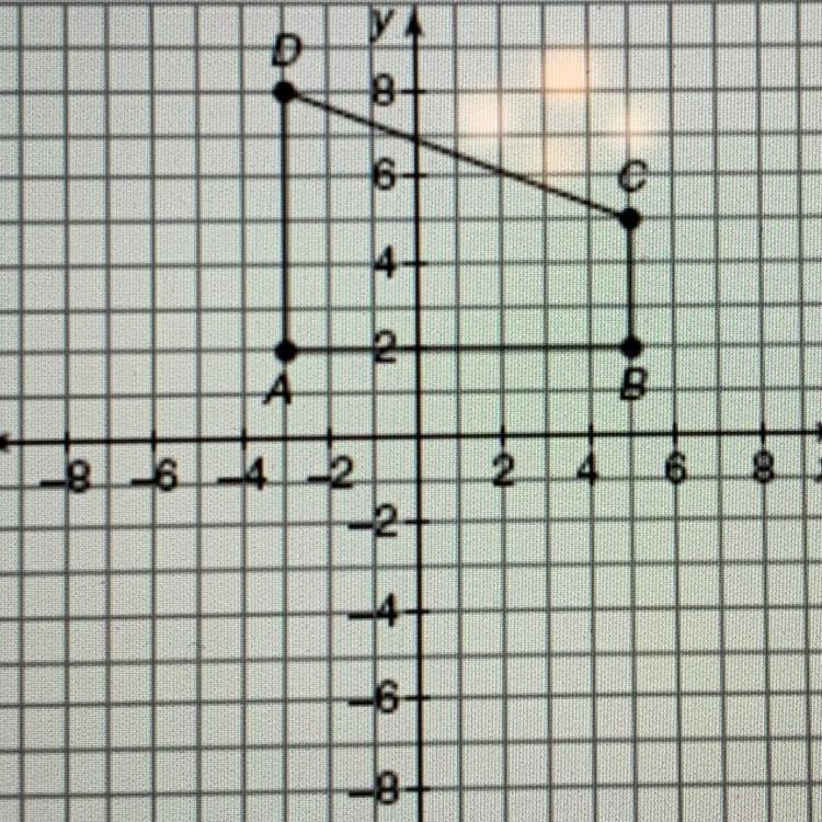 Trapezoid ABCD is shown. What is the length of diagonal BD? a. 2 units b. 5 units-example-1