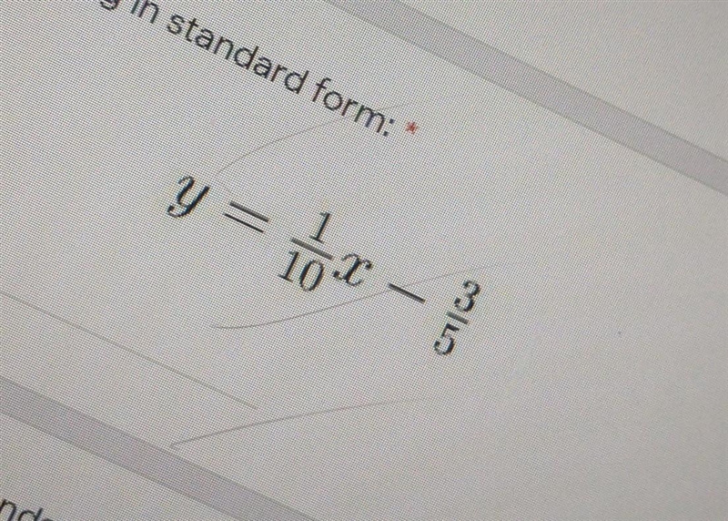 How do I solve this in standard form. ax+by+c=0 and a should be positive​-example-1