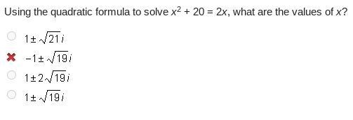 Using the quadratic formula to solve-example-1