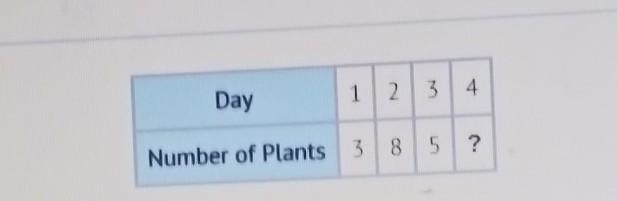 Ethan is counting the number of new plants that appear in his garden each day. The-example-1