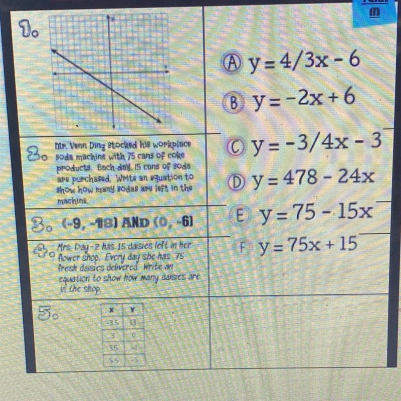 I need the letter that matches these problems... it’s due today!!-example-1