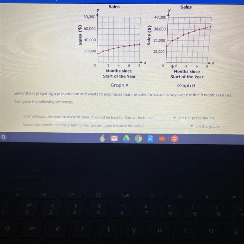 The option for the first one is graph A or graph B The options for the second one-example-1