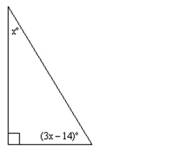 Find the measure of each angle in the triangle.-example-1